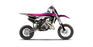 Kit Déco Motocross KTM SX 50 (2024 Et +) - Gamme Ripit Violet/Rose - Plaques, Garde-boue, Protections Complètes
