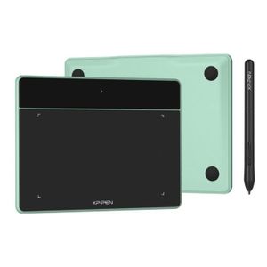 TABLETTE GRAPHIQUE vert-XPPen-Tablette de dessin DecoFun S Pen, 6x4 p