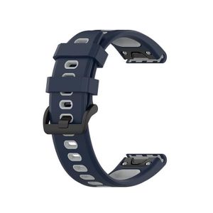 BRACELET DE MONTRE 22MM Bracelet de montre de rechange en silicone Bl