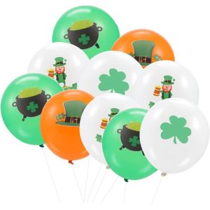 BALLE - BOULE - BALLON 40 Pièces Irlandais Festival Ballons St Patricks Day Party Balloons Shamrock Balloons St Patricks Day Party Supplies Décor Ir[u5094]