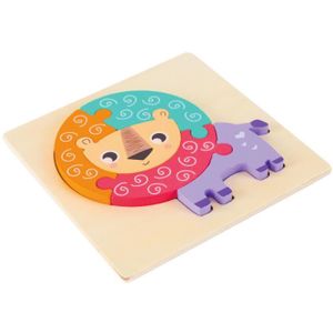 PUZZLE Lion - Puzzle 3d En Bois Pour Bébés, Jouets Éducat