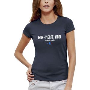 T-SHIRT T-shirt Jean-Pierre Vidol - Gardien de la Paix - Hommage au sketch des inconnus - Réplique culte - Femme