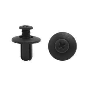 Sourcing Map 40Pcs Clips De Poussée Rivets Plastique 8mm Trou - 25mm Tête