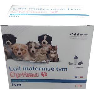 COMPLÉMENT ALIMENTAIRE Lait maternisé TVM Optima chiot et chaton Boîte 1 kg
