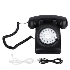 Téléphone fixe RHO-COC-7542325146634-Téléphone vintage Téléphone 