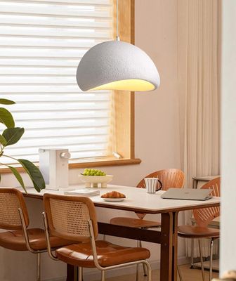 IDEGU Lot de 2 Moderne Lustre Plafonnier Blanc Salon,Lampe Suspension