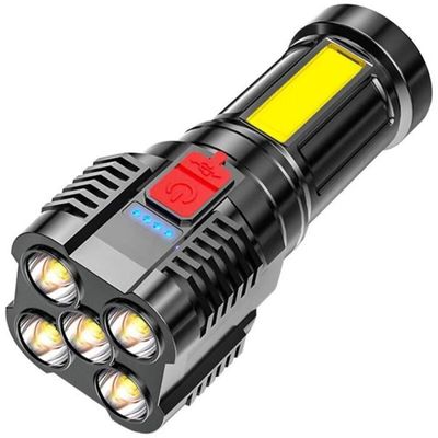 Projecteur rechargeable, lampe torche 100000 lumens à main grande lampe