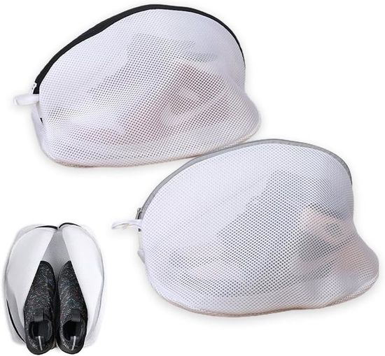 Lot De 2 Sacs Lavage Chaussures OWYELO – Fermeture Anti-dérapante + Poche à Semelles – Réutilisables En Machine