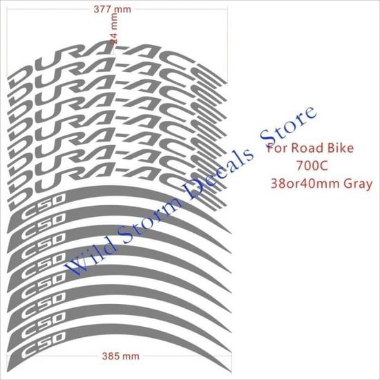 Autocollants Jante Vélo Wi-Li-ER – Kit Personnalisé Route Couleur Changeante – Décoration Vélo Ultra Résistante