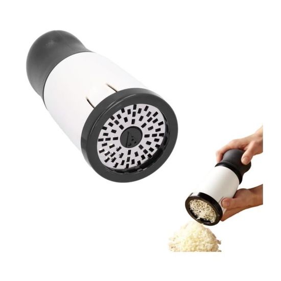 Moulin à Fromage Rotatif En Acier Inoxydable - Râpe Manuelle Facile Pour Parmesan, Gingembre, Chocolat - 10