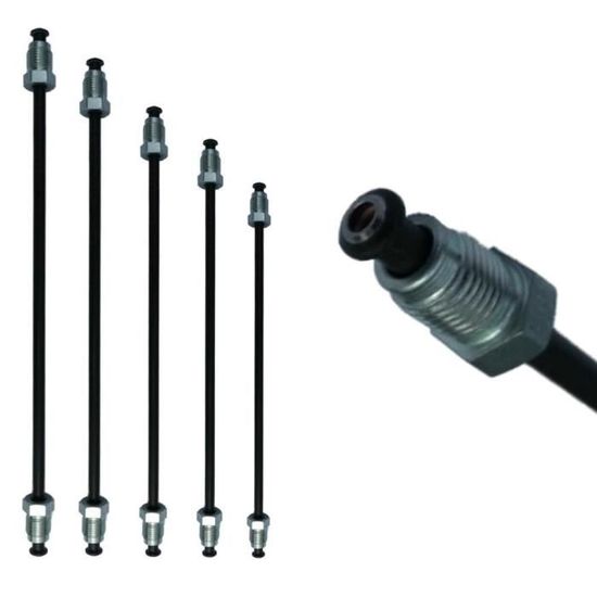 Tuyau Frein Acier Cuivré 4,75mm - Longueur 750mm - Évasure DIN Type F Pour Canalisation