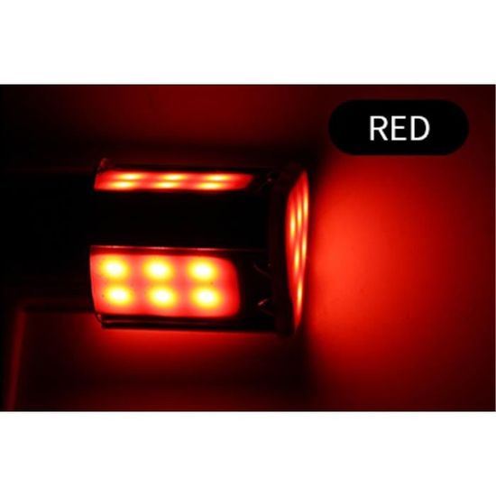 Lot De 4 Ampoules LED 1156 BA15S 12V Pour Feux Arrière/Clignotants/Frein - 200LM