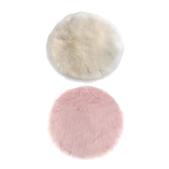 Coussin En Peau De Mouton Naturel - Tapis De Siège Super Doux (40x40 Cm) - Anti-dérapant, Lavable - Pour Chaise, Voiture, Canapé - Couleur Marron Foncé