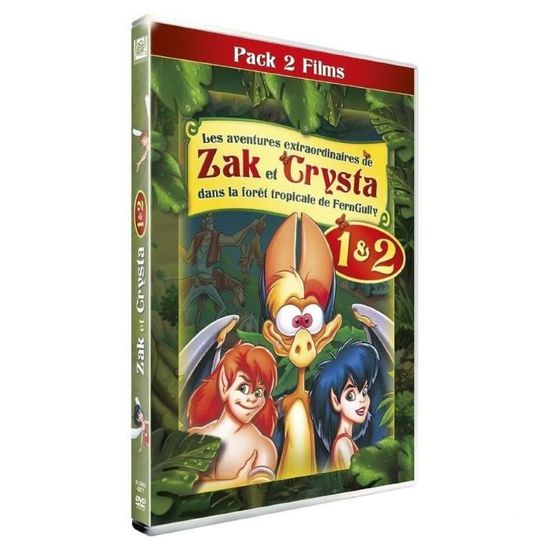 Aventures de Zak et Crysta dans la forêt tropicale de FernGully 1 & 2 Cdiscount DVD