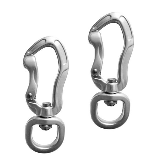Mousqueton 30 mm argent plat – L'univers de Mel'ine