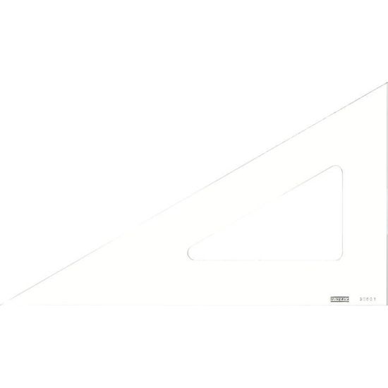 Equerre - MINERVA - 60° - Bord Droit - 45cm - Transparent - Qualité ...