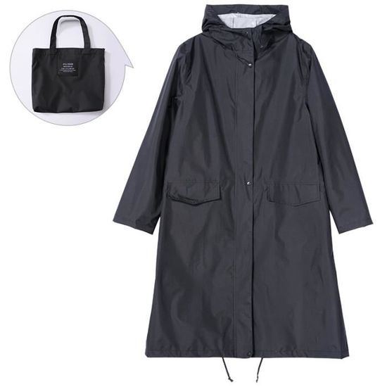 Veste Coupe-vent Boeing Imperméable Noire Homme XXL Avec Capuche