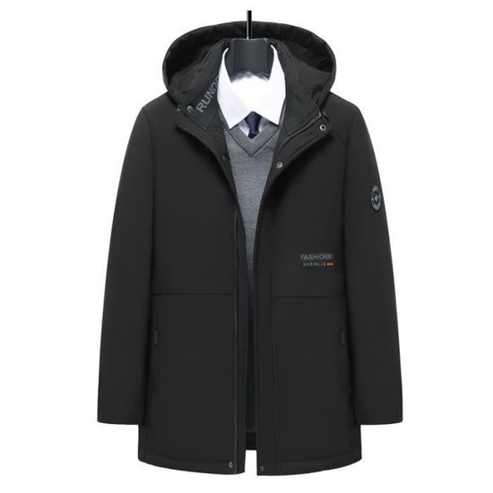 Veste Homme Hiver Doudoune Chaude – Parka épais Avec Isolation Thermique, Coupe Décontractée Pour Quotidien