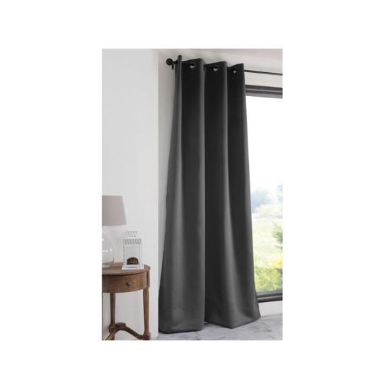 Solice DECO ocre/gris en soie synthétique largeur 140 cm Rideau Tissu Solice DECO ocre/gris en soie synthétique largeur 140 cm Rideau Tissu