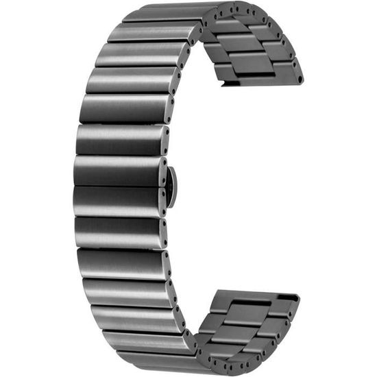 Bracelet De Montre à Velcro (type NATO) - Noir, Rouge, Bleu - Largeurs 18mm, 20mm, 22mm - Unisexe