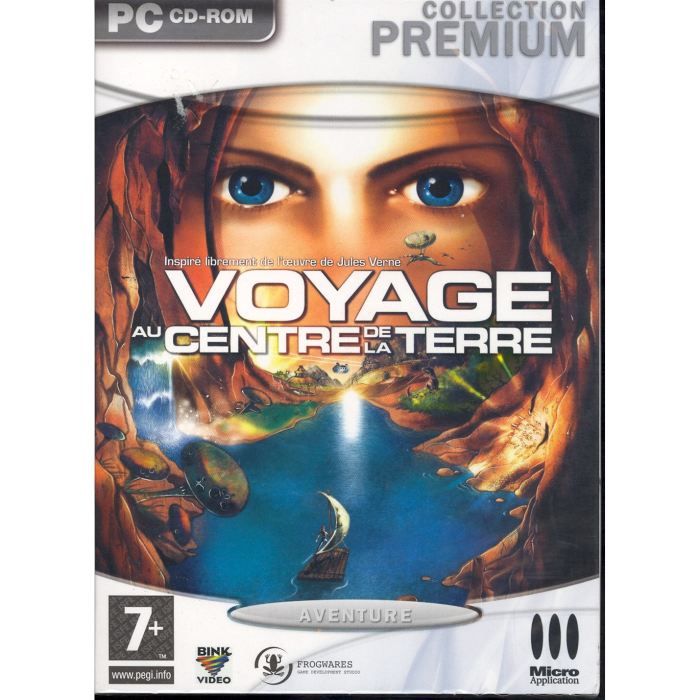 VOYAGE AU CENTRE DE LA TERRE / JEU PC CD-ROM
