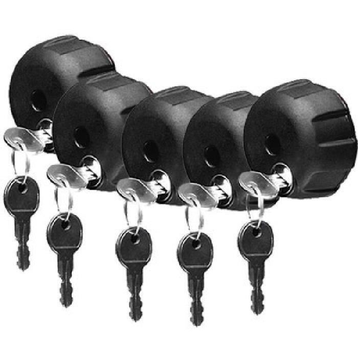 Serrure pour porte-velo Peruzzo - Lot de 5
