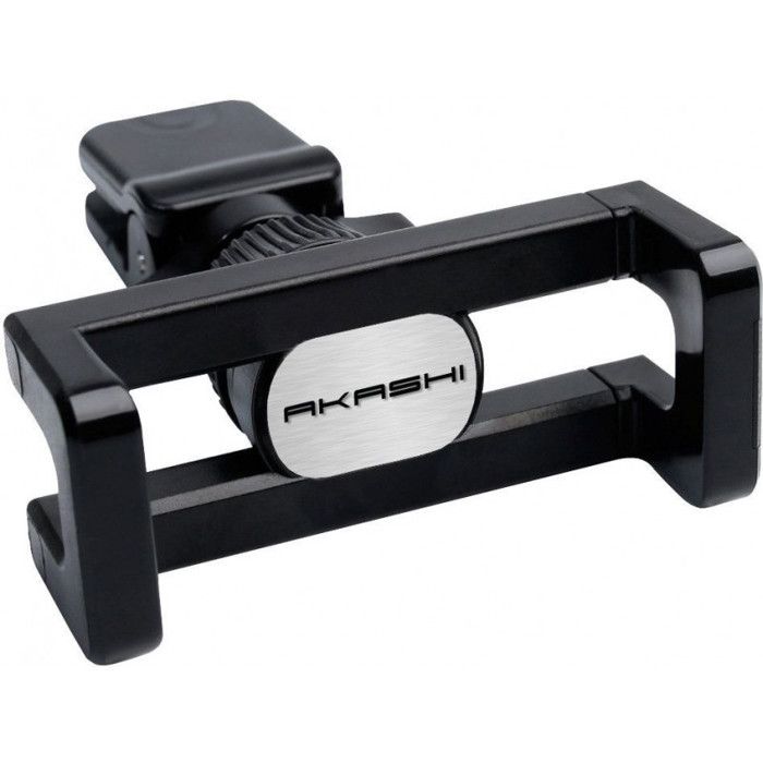 AKASHI Support voiture Aération Grille - Pour Smartphone - Noir