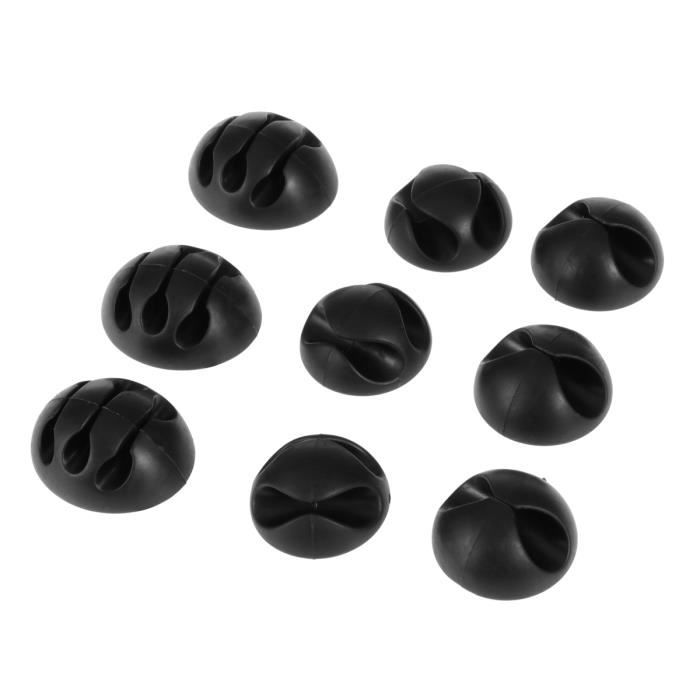 9 pcs Câble Clips Bureau Cordon Titulaire Fil Clips Charge Câble Organisateur pour TV PC Ordinateur Portable Bureau à Domicile