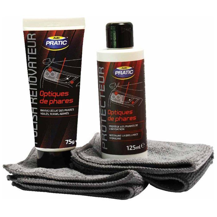 Kit Rénovateur Optiques De Phares Auto Pratic - SCOOTEO