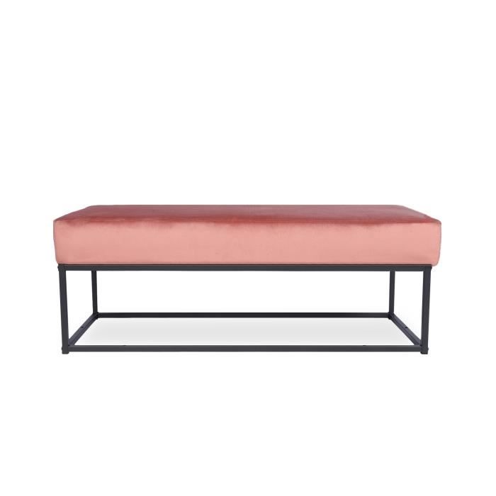 Banquette Noir Velours Pas cher