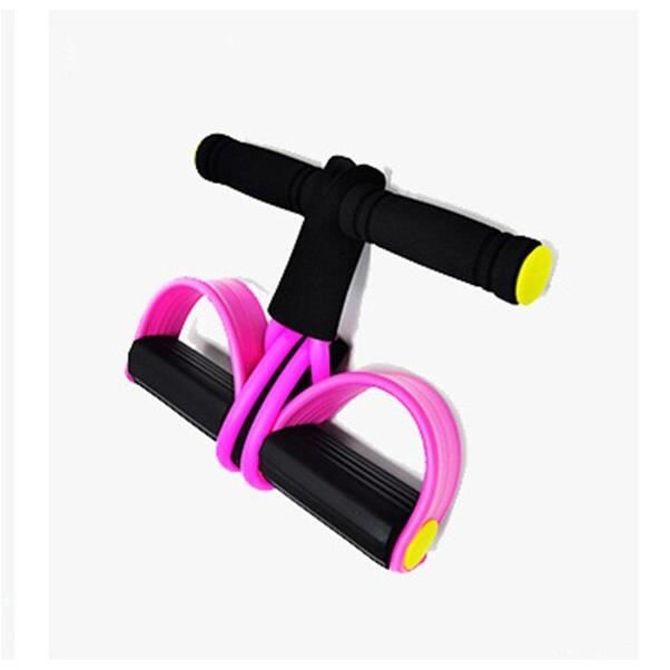 Cordes de traction élastiques abdominales exercice rameur ventre résistance bande maison gymnast - Modèle: Rose red - HSJSTLDB00283