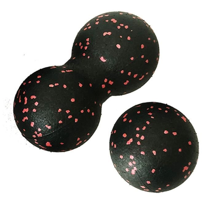 Rouleau de Mousse de Yoga Kit EPP Haute Densité D'arachide ensemble de Balles De Massage Pilates Corps Exercices Gym - Black YIWA119
