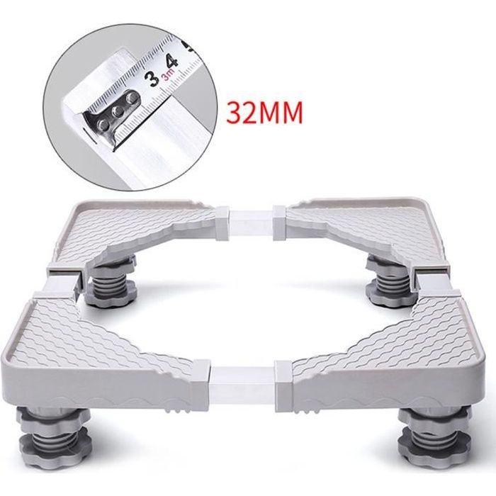 Support de base réglable universel pour lave-linge réfrigérateur accessoires