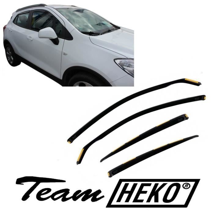 - Deflecteurs d'air Déflecteurs de vent Compatible avec OPEL MOKKA 2012-2020 4 pcs