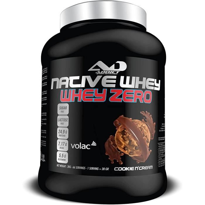 Whey Protein Isolate Protéines Whey Zero En Poudre Proteines Musculation Prise De Masse Pour Développement Musculaire Native Wh 390
