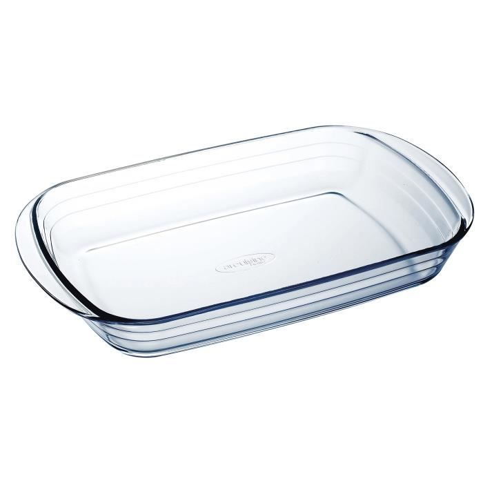 Ô cuisine Plat Rectangulaire en verre borosilicate 32 X 20 cm
