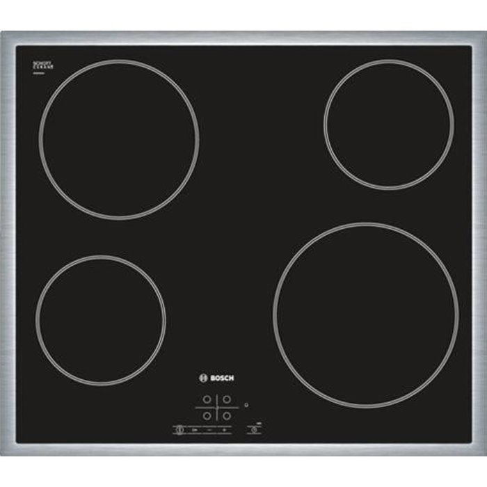 Plaque de cuisson vitrocéramique BOSCH PKE645B17E