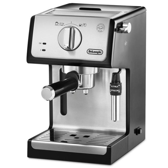 Delonghi - machine à espresso 15 bars noir/métal - ecp 35.31