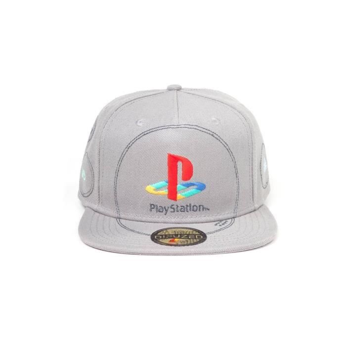 Casquette Ajustable Playstation - Silver Logo Snapback