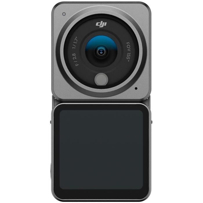 DJI - Action 2 Dual-Screen Combo - Système magnétique pour installation des accessoires - Vidéos fluides 4K - HorizonSteady
