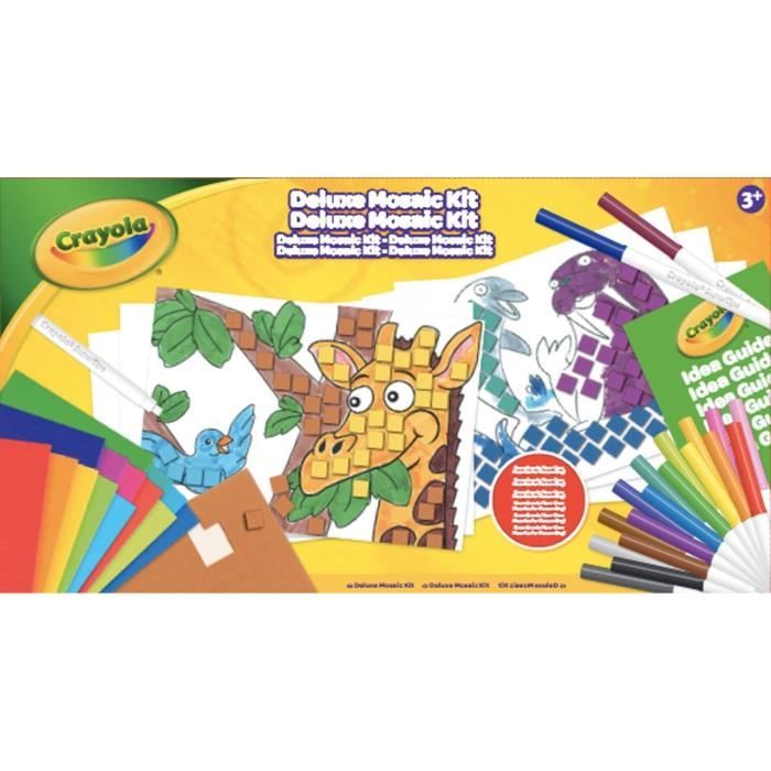 Crayola - Coffret de Mosaïque - Activités pour les enfants - Kit Crayola