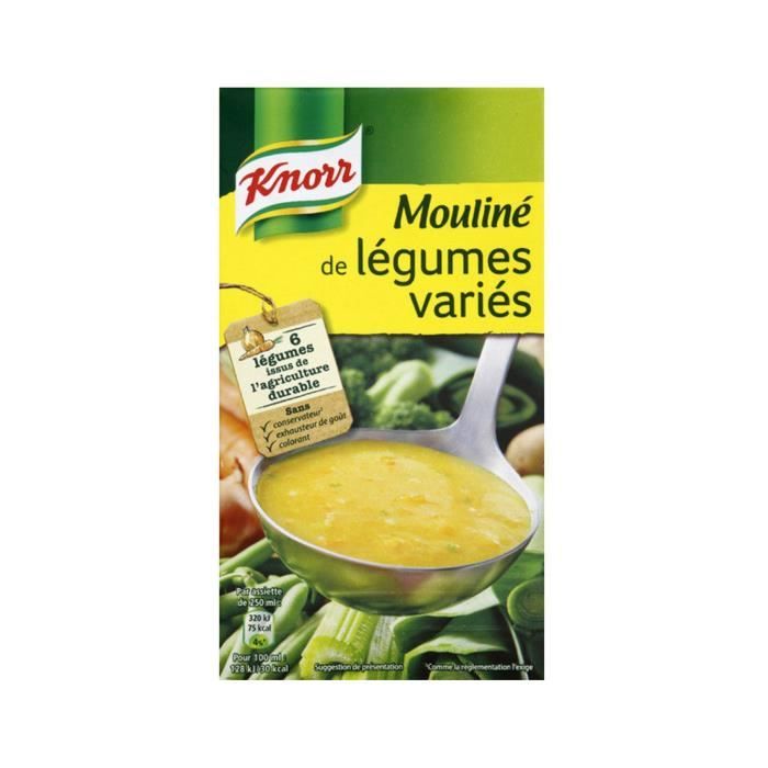 Mouliné de légumes variés 1 L Knorr