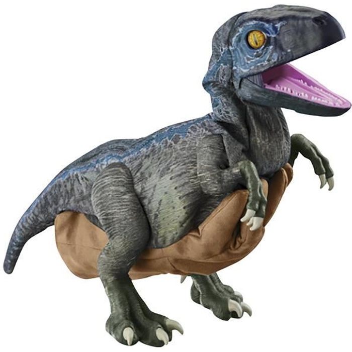 Figurine interactive Jurassic World : Le Monde d'après Real FX Baby Blue