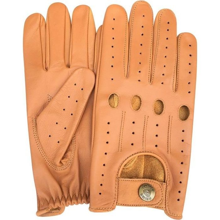 GANTS DE CONDUITE HOMME EN CUIR