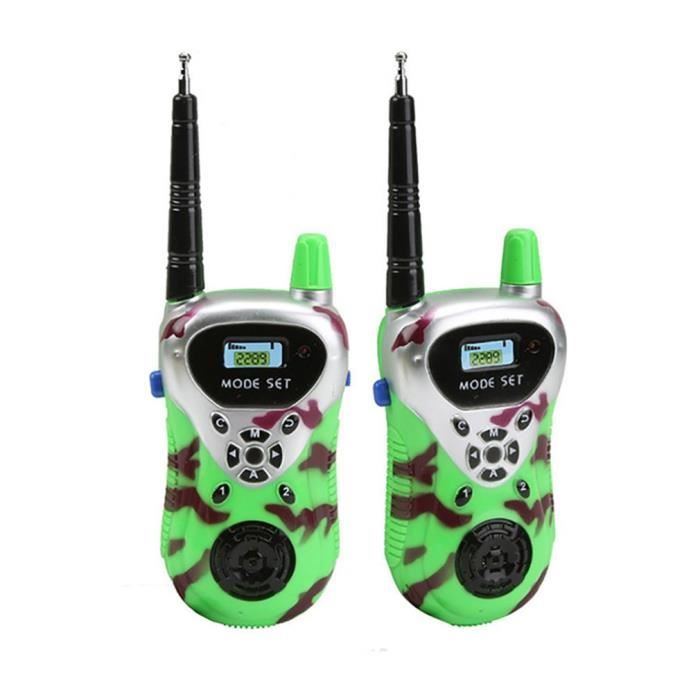2 pcs Jouet enfant Walkie-talkie sans fil Salle interactive parents-enfants Jouets d'extérieur jouet d'activité