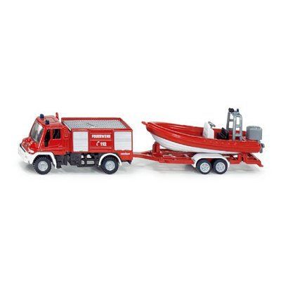 SIKU Pompiers et Bateau - Véhicule Miniature