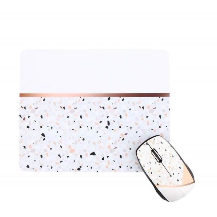 T'nB EXCLUSIV' TERRAZZO Souris + Tapis de souris assorti
