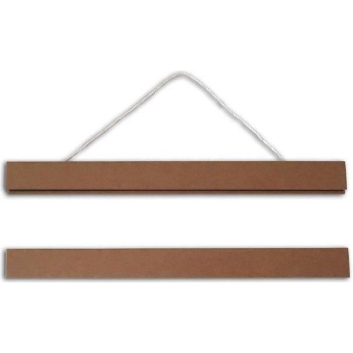 2 baguettes magnétiques pour affiche ou poster 21 cm