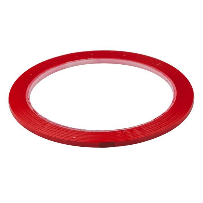 TRIXES Ruban Auto-adhésif Rouge 40 m Tableau Blanc Grille Maillage Marquage