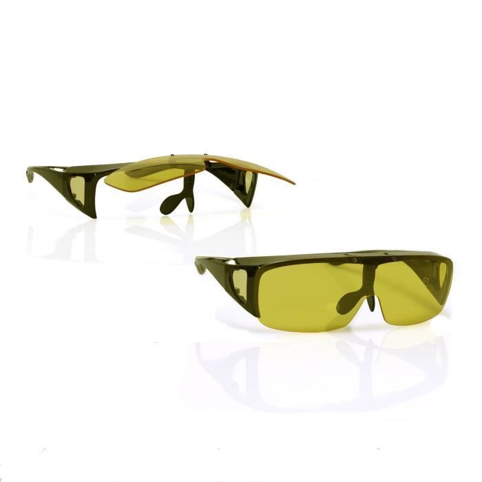 Surlunettes de nuit VITAEASY verres repliables - Modèle mixte - Classe optique zéro : 80% et 100%